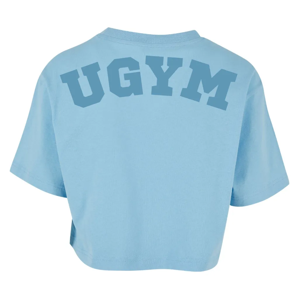 Women’s Short Oversized Tee (uGym) (Black, XS)